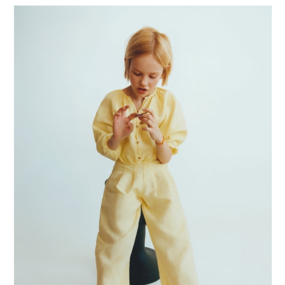 Zara Kids linen top